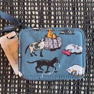 NWT Vera Bradley Cat's Meow Travel Pill Box Case